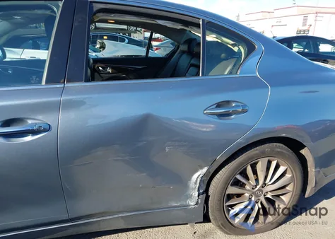 2019 Infiniti Q50 Luxe z USA, uszkodzony, nr VIN JN1EV7AP5KM515439
